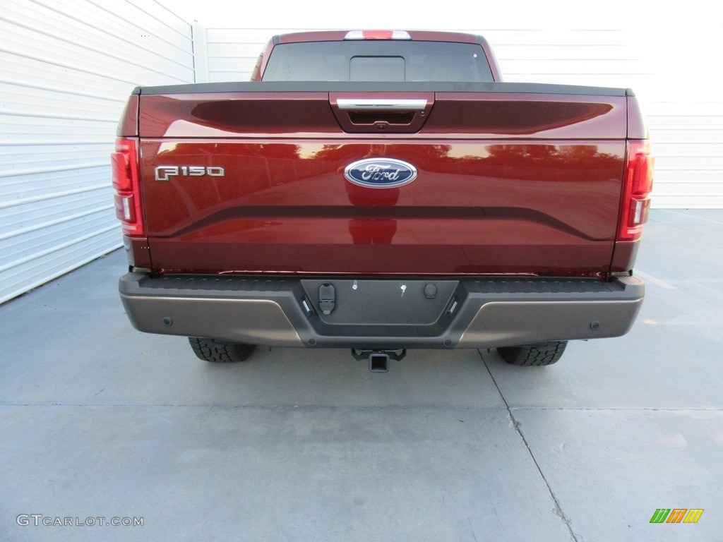 2016 F150 Lariat SuperCrew 4x4 - Bronze Fire / Medium Light Camel photo #5