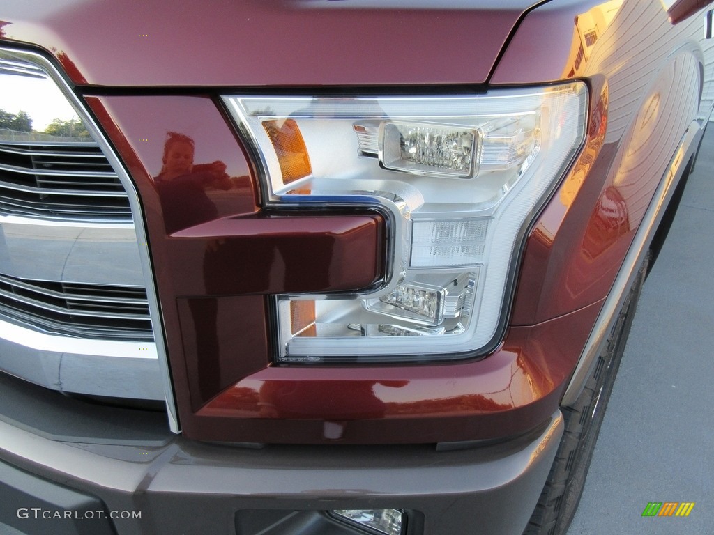 2016 F150 Lariat SuperCrew 4x4 - Bronze Fire / Medium Light Camel photo #9