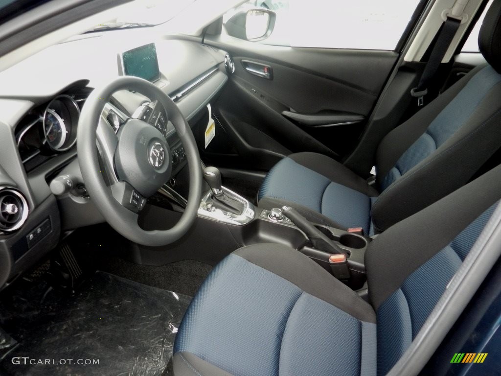Mid-Blue Black Interior 2017 Toyota Yaris iA Standard Yaris iA Model Photo #116123807