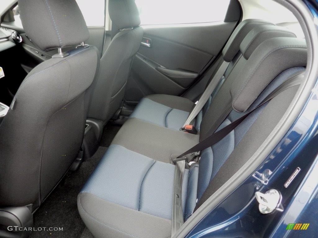 Mid-Blue Black Interior 2017 Toyota Yaris iA Standard Yaris iA Model Photo #116123844