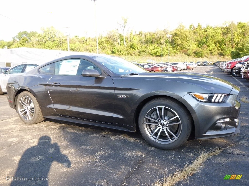 2017 Mustang GT Coupe - Magnetic / Ebony photo #1