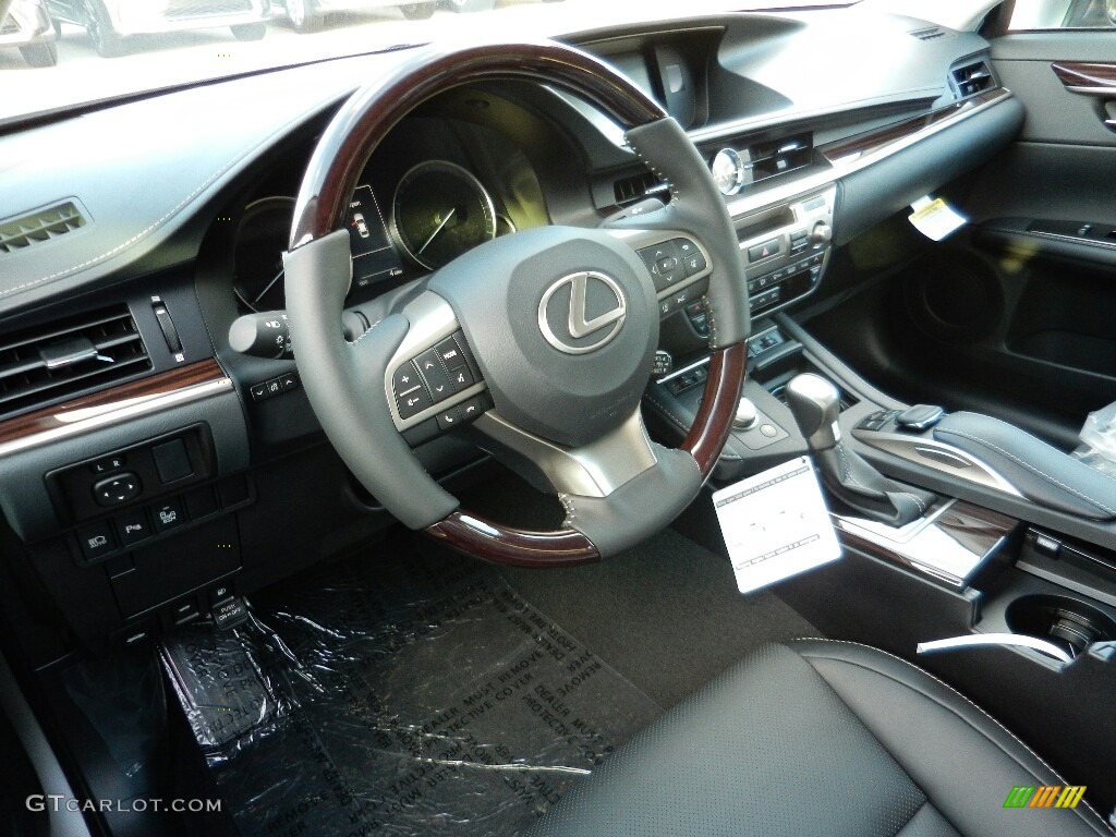 Black Interior 2017 Lexus ES 350 Photo #116124217