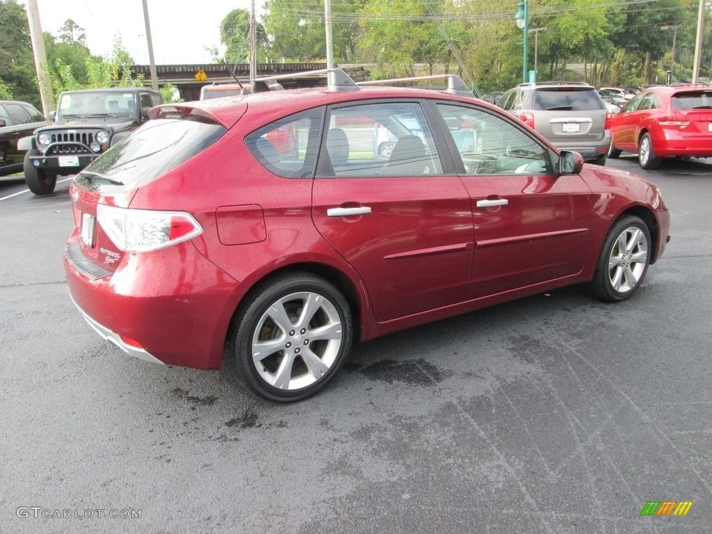 2011 Impreza Outback Sport Wagon - Camellia Red Pearl / Carbon Black photo #6