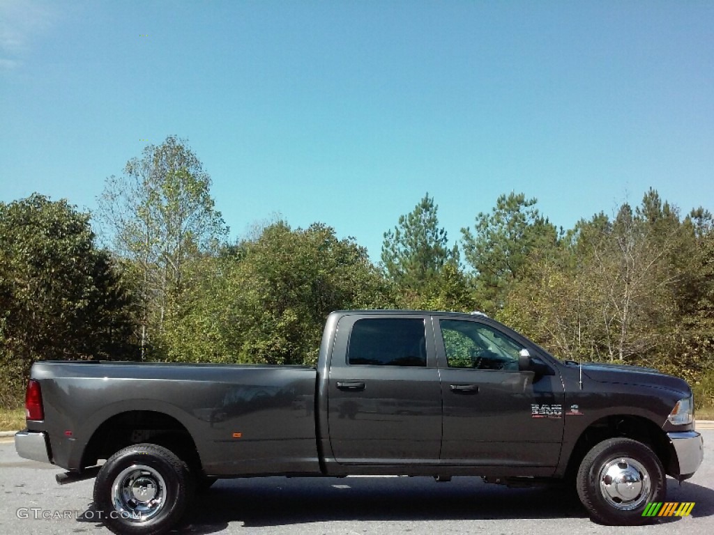 Granite Crystal Metallic 2017 Ram 3500 Tradesman Crew Cab 4x4 Dual Rear Wheel Exterior Photo #116125862