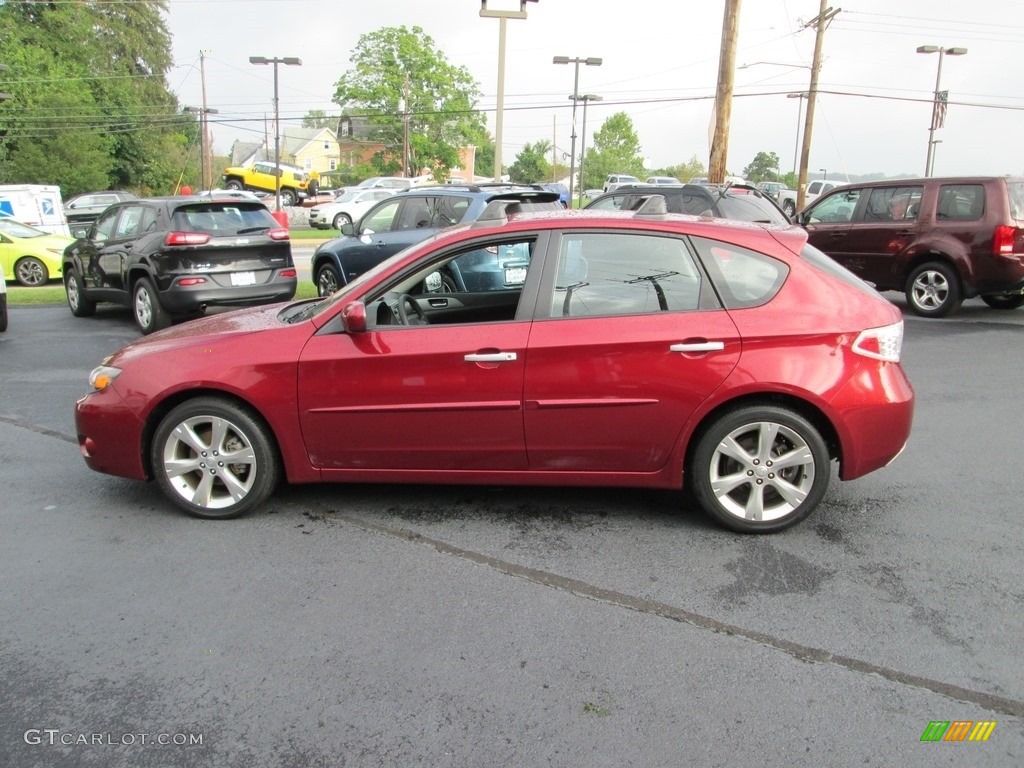 2011 Impreza Outback Sport Wagon - Camellia Red Pearl / Carbon Black photo #9