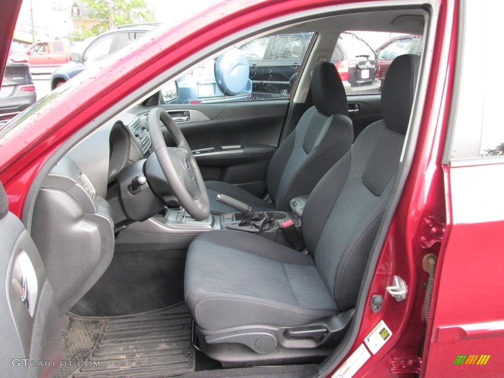 2011 Impreza Outback Sport Wagon - Camellia Red Pearl / Carbon Black photo #13