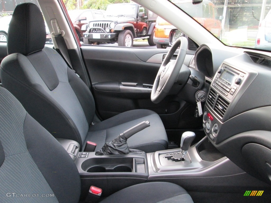 2011 Impreza Outback Sport Wagon - Camellia Red Pearl / Carbon Black photo #17