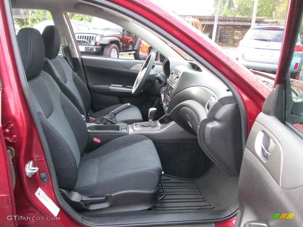 2011 Impreza Outback Sport Wagon - Camellia Red Pearl / Carbon Black photo #18