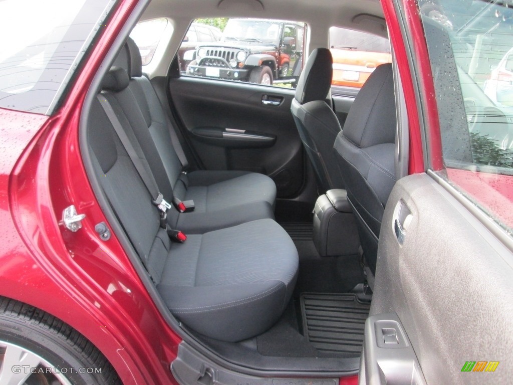2011 Impreza Outback Sport Wagon - Camellia Red Pearl / Carbon Black photo #20