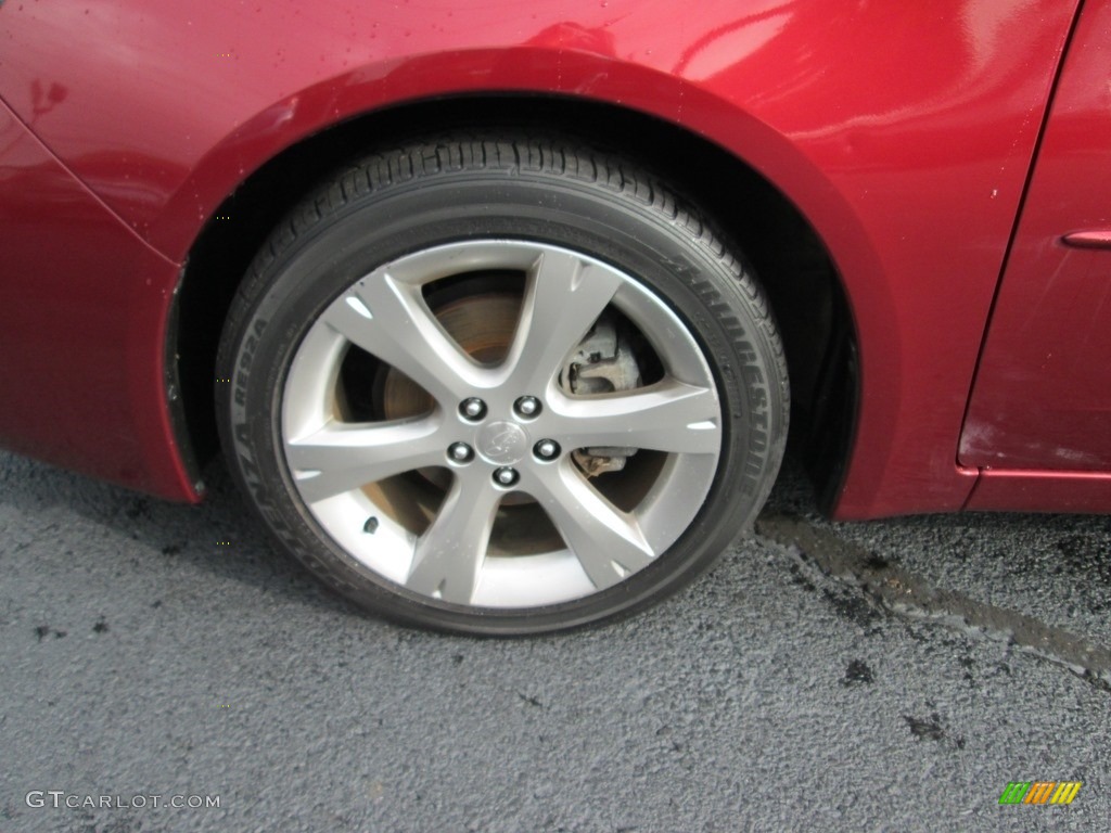 2011 Impreza Outback Sport Wagon - Camellia Red Pearl / Carbon Black photo #23