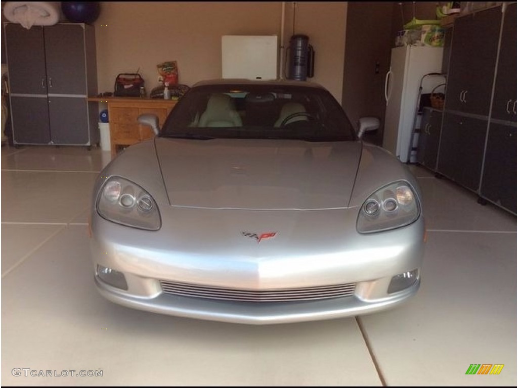 2005 Corvette Coupe - Machine Silver / Cashmere photo #2