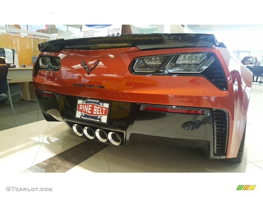 2016 Corvette Z06 Convertible - Daytona Sunrise Orange Metallic / Jet Black photo #4