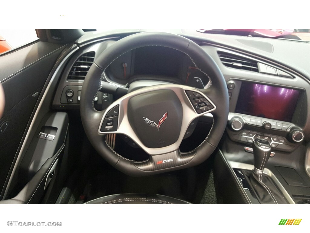 2016 Chevrolet Corvette Z06 Convertible Jet Black Dashboard Photo #116127118