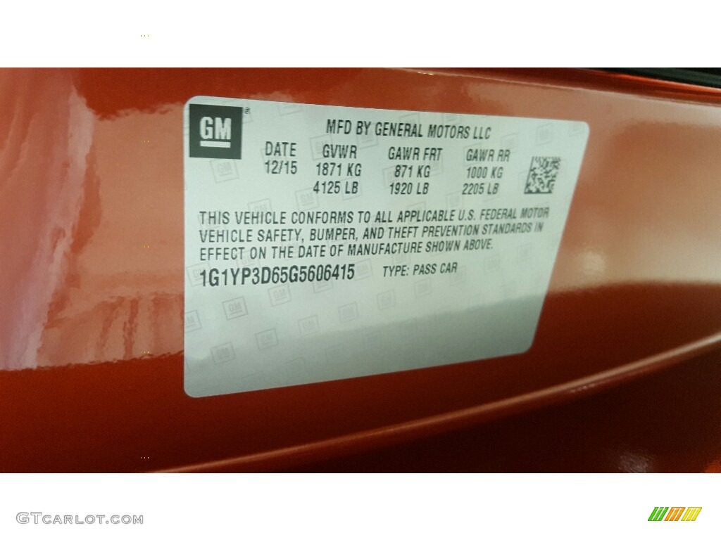 2016 Corvette Z06 Convertible - Daytona Sunrise Orange Metallic / Jet Black photo #10