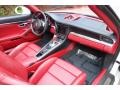 2014 Porsche 911 Carrera Red Natural Leather Interior Dashboard Photo