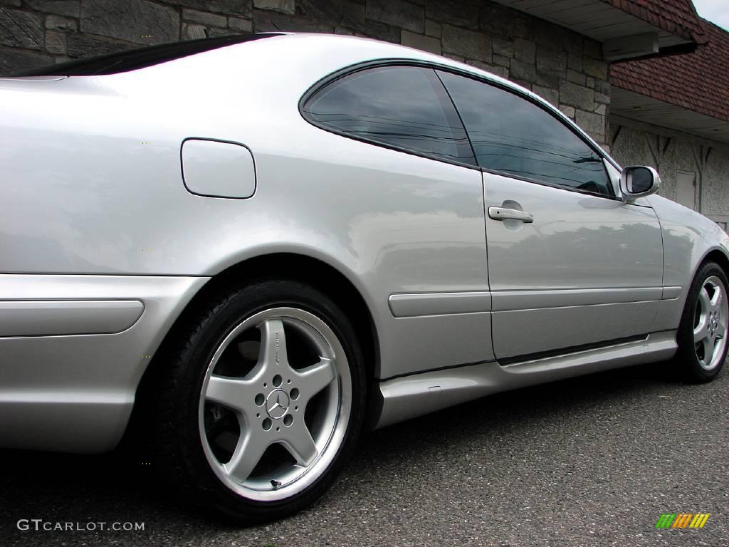 2002 CLK 430 Coupe - Brilliant Silver Metallic / Charcoal photo #4