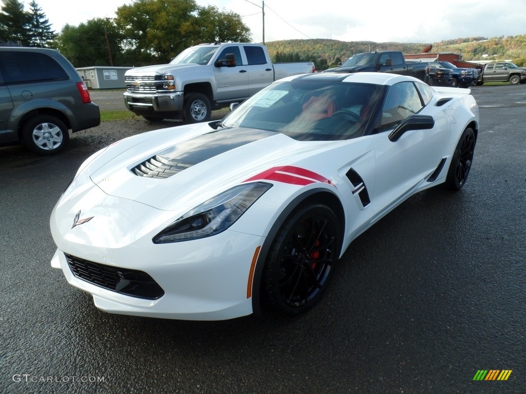 Arctic White 2017 Chevrolet Corvette Grand Sport Coupe Exterior Photo #116130397