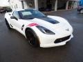 Arctic White 2017 Chevrolet Corvette Grand Sport Coupe Exterior