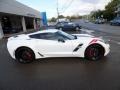 Arctic White 2017 Chevrolet Corvette Grand Sport Coupe Exterior