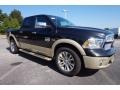 Brilliant Black Crystal Pearl 2017 Ram 1500 Laramie Longhorn Crew Cab Exterior