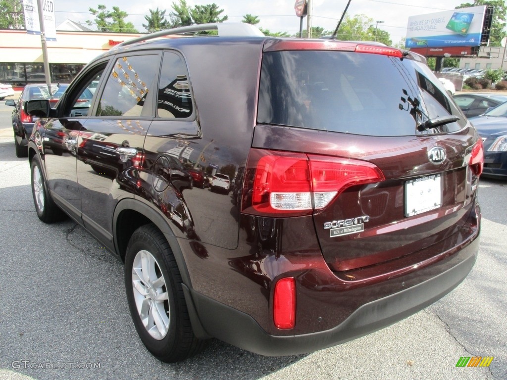 2014 Sorento LX - Dark Cherry / Black photo #4