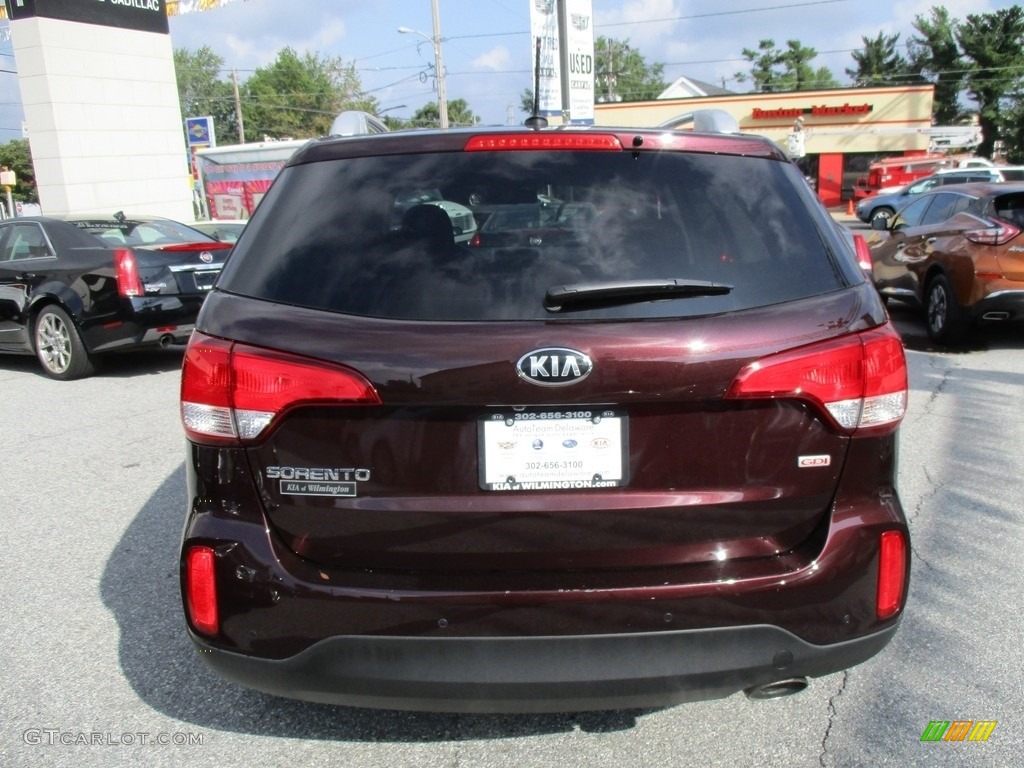 2014 Sorento LX - Dark Cherry / Black photo #5