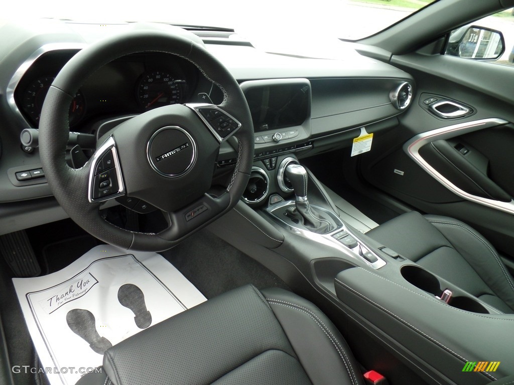 Jet Black Interior 2017 Chevrolet Camaro SS Coupe Photo #116131954