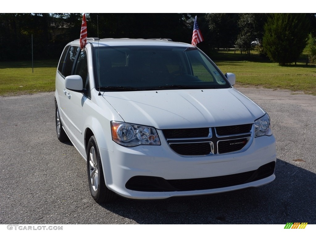 2015 Grand Caravan SXT - Bright White / Black/Light Graystone photo #1