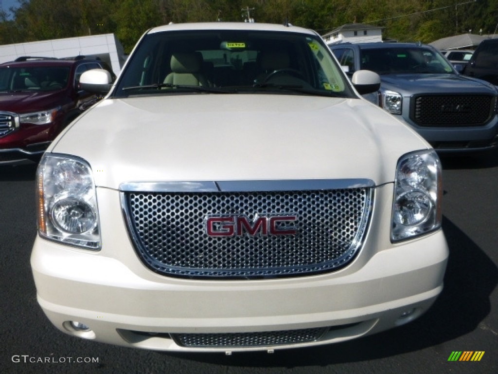 2011 Yukon Denali AWD - White Diamond Tintcoat / Cocoa/Light Cashmere photo #13