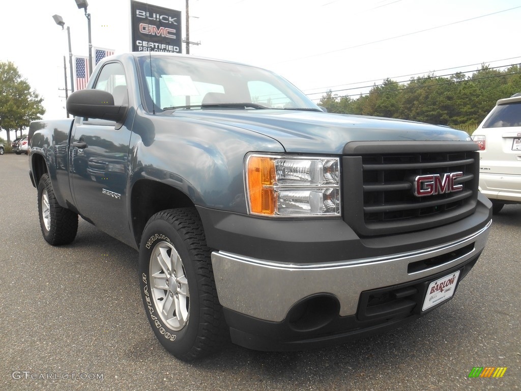 2013 Sierra 1500 Regular Cab - Stealth Gray Metallic / Dark Titanium photo #1