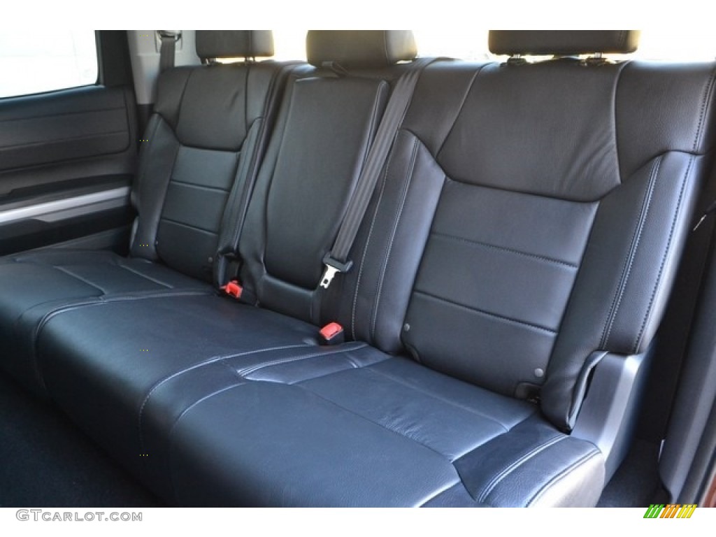 Black Interior 2017 Toyota Tundra Limited CrewMax 4x4 Photo #116134186