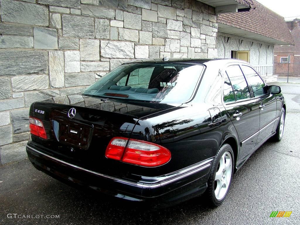 2002 E 430 Sedan - Black / Charcoal photo #8