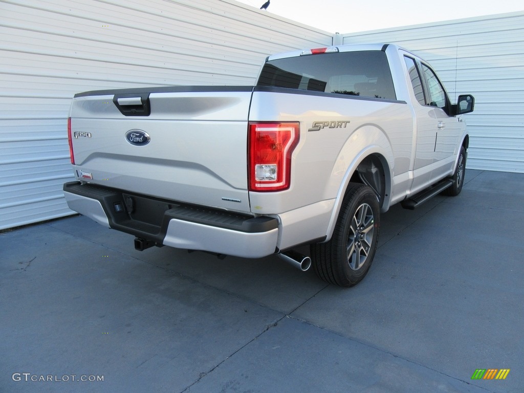 2016 F150 XLT SuperCab - Ingot Silver / Black photo #4