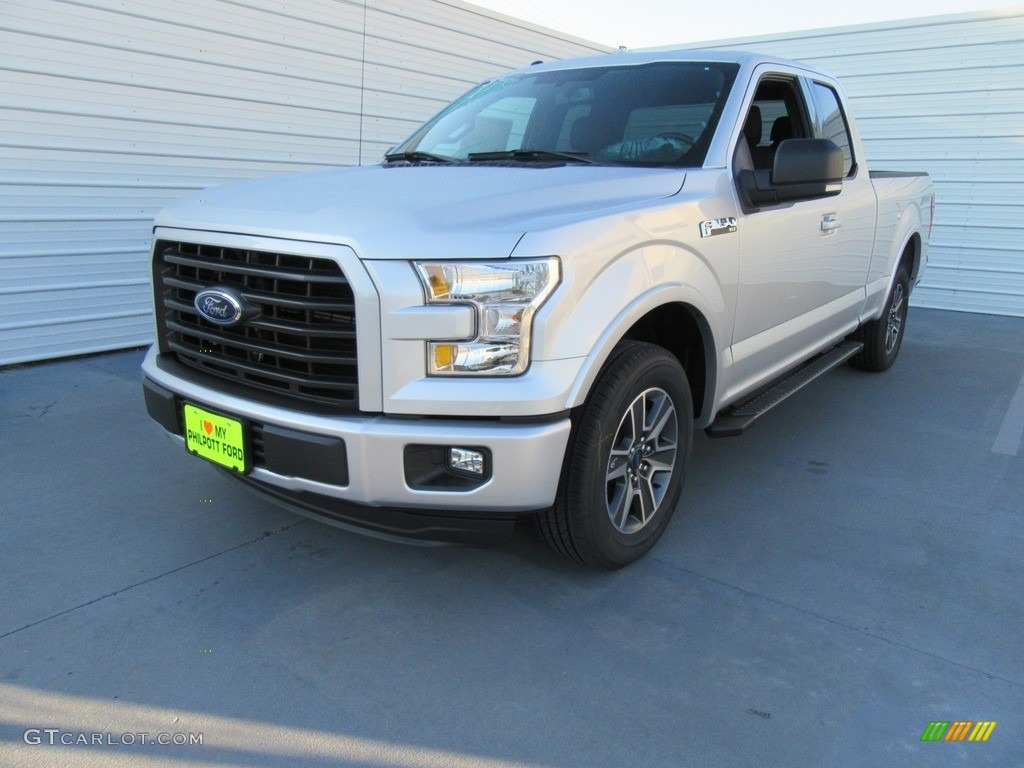 2016 F150 XLT SuperCab - Ingot Silver / Black photo #7