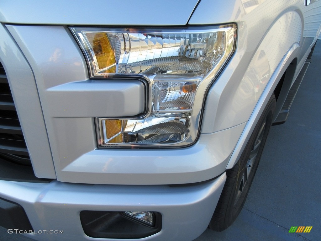 2016 F150 XLT SuperCab - Ingot Silver / Black photo #9