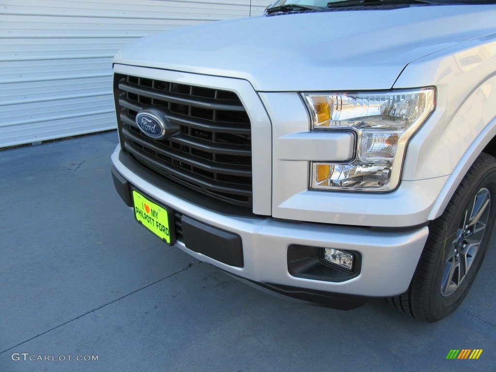 2016 F150 XLT SuperCab - Ingot Silver / Black photo #10
