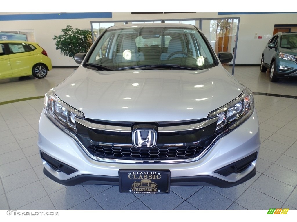 2016 CR-V LX AWD - Alabaster Silver Metallic / Gray photo #3