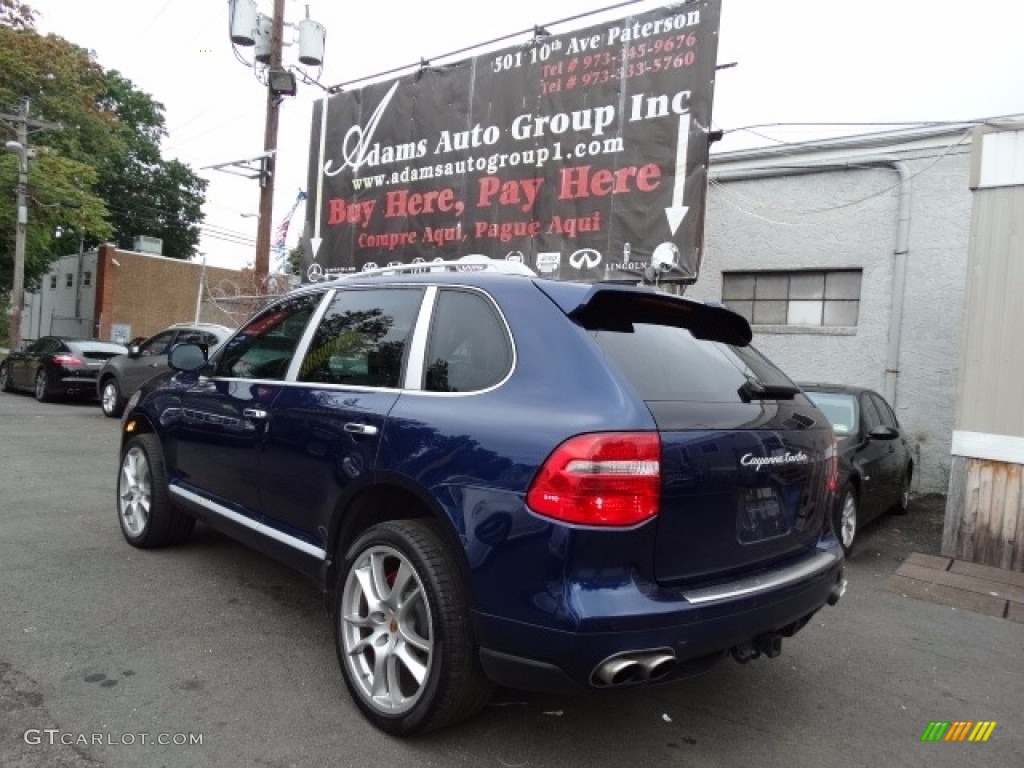 2008 Cayenne Turbo - Marine Blue Metallic / Stone/Steel Grey photo #7