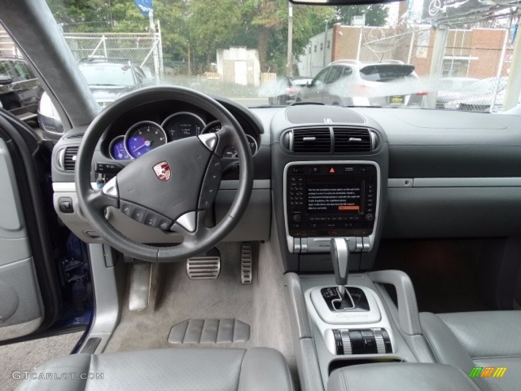 Stone/Steel Grey Interior 2008 Porsche Cayenne Turbo Photo #116139213