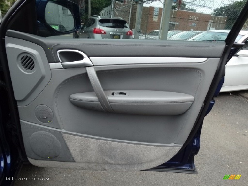 2008 Porsche Cayenne Turbo Stone/Steel Grey Door Panel Photo #116139344