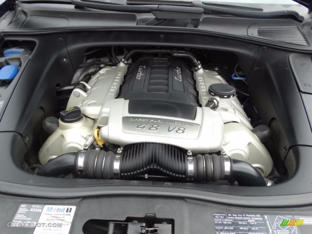 2008 Porsche Cayenne Turbo 4.8L DFI Twin-Turbocharged DOHC 32V VVT V8 Engine Photo #116139563