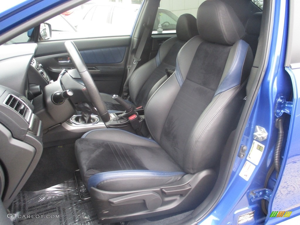 Carbon Black Interior 2015 Subaru WRX STI Launch Edition Photo #116141000