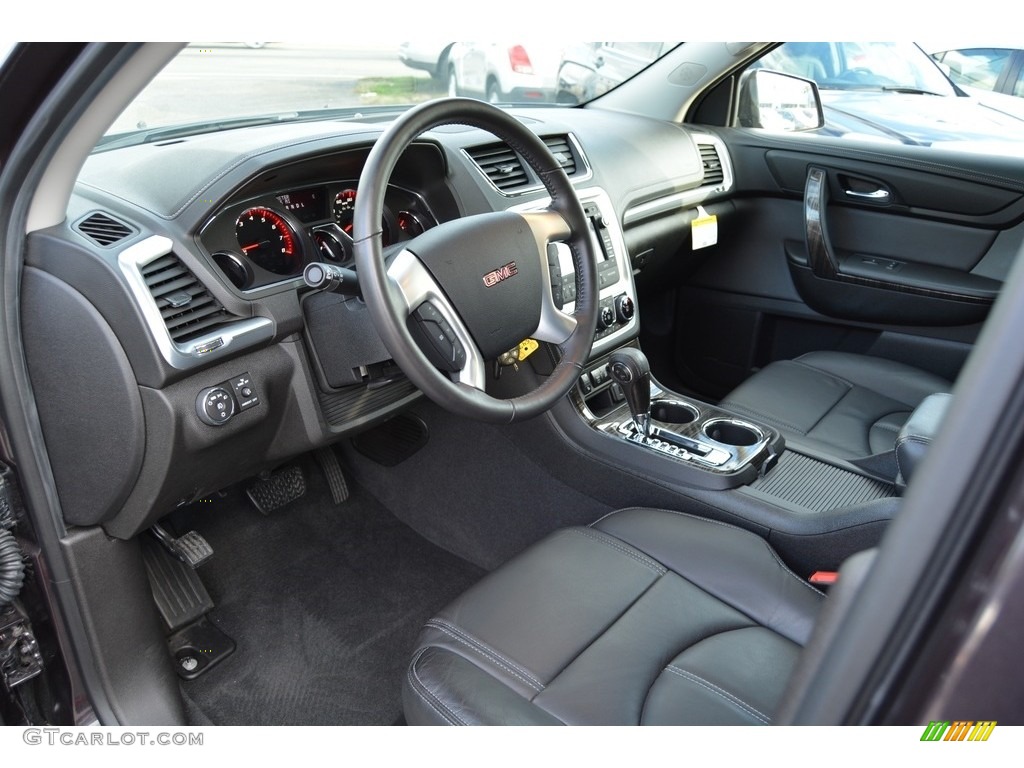 Ebony Interior 2016 GMC Acadia SLT AWD Photo #116142752