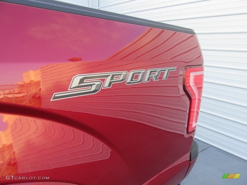 2016 F150 XLT SuperCab - Ruby Red / Black photo #15