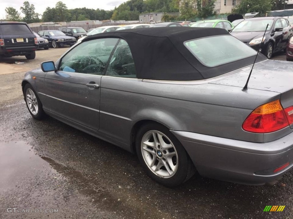 2004 3 Series 325i Convertible - Silver Grey Metallic / Black photo #4