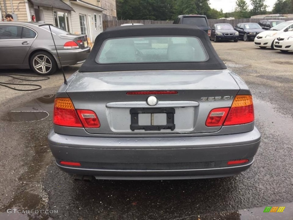 2004 3 Series 325i Convertible - Silver Grey Metallic / Black photo #5