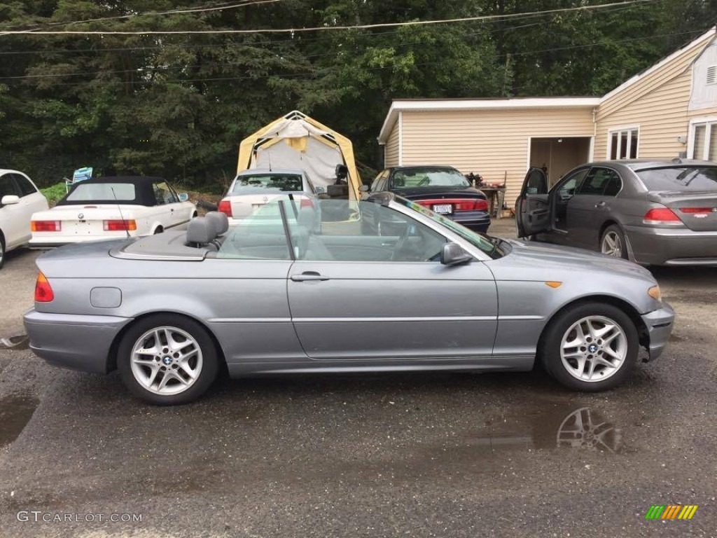 2004 3 Series 325i Convertible - Silver Grey Metallic / Black photo #14