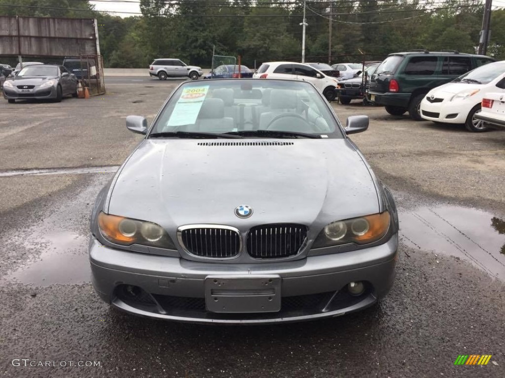 2004 3 Series 325i Convertible - Silver Grey Metallic / Black photo #16