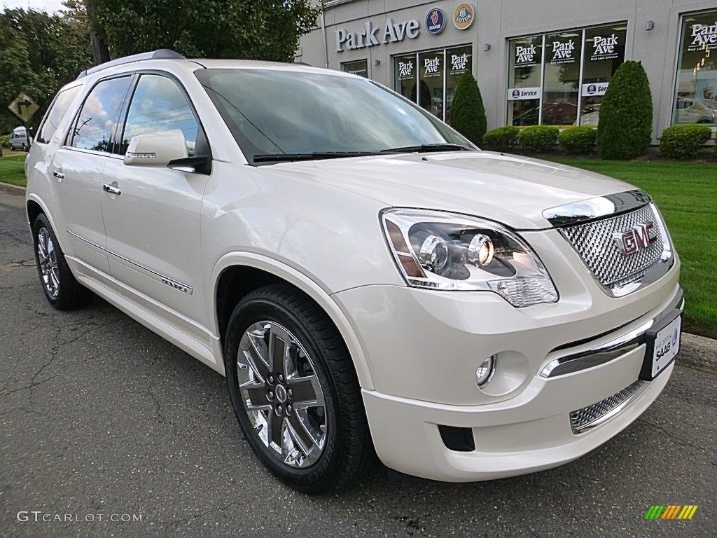 2012 Acadia Denali AWD - White Diamond Tricoat / Cashmere photo #6