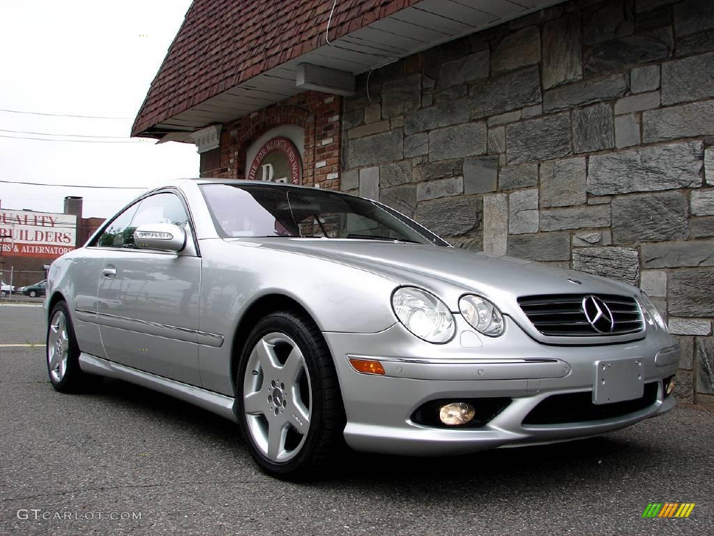 2004 CL 500 - Brilliant Silver Metallic / Ash photo #2